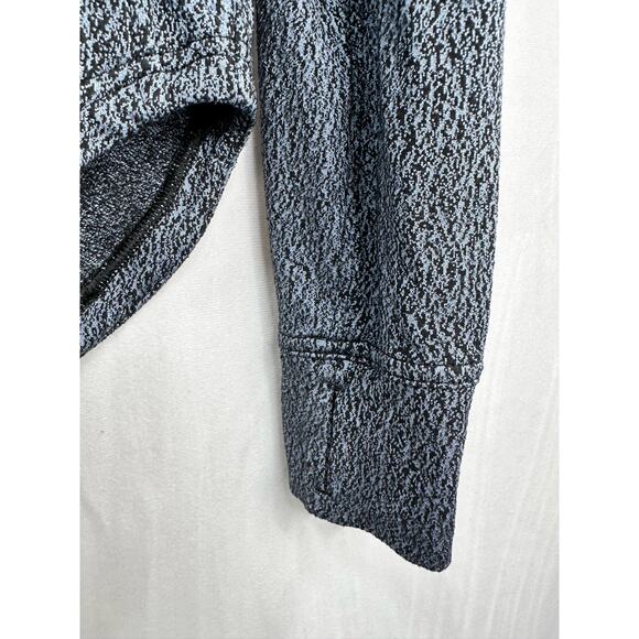 Lululemon Pick Up The Pace Long Sleeve Hoodie Blue Denim Luon Jacquard Size 10 - Picture 7 of 11